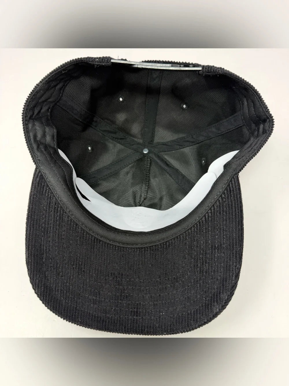 Taco Bell Liv Mas Corduroy Script Logo Retro Baseball Cap Snapback Hat Black NEW